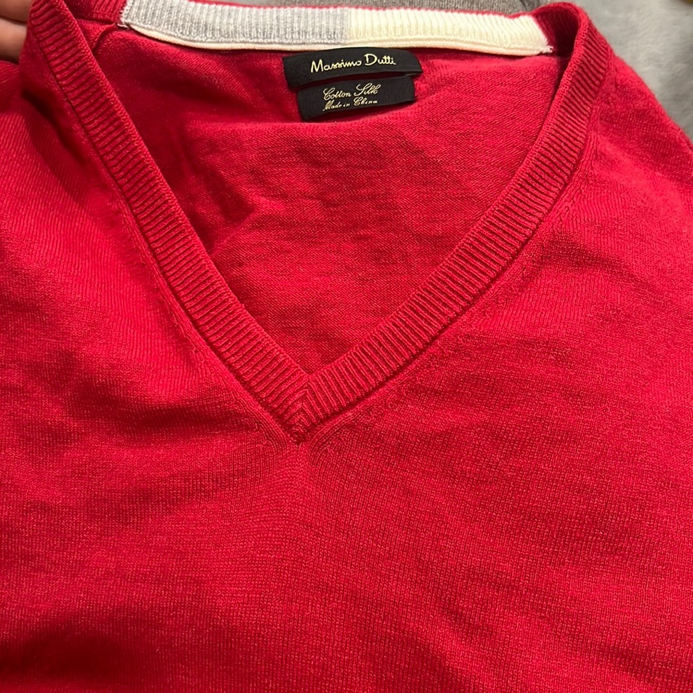 Massimo dutti v neck sweater